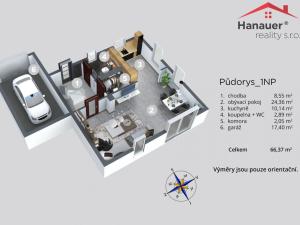 Prodej rodinného domu, Děčín - Děčín XXV-Chmelnice, Višňová, 113 m2