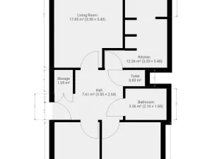 Pronájem bytu 3+1, Praha - Žižkov, Hartigova, 64 m2