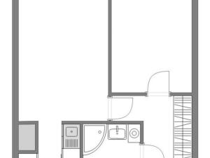 Pronájem bytu 2+kk, Praha - Chodov, Podjavorinské, 43 m2