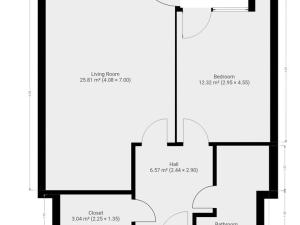 Pronájem bytu 2+kk, Praha - Smíchov, Štorkánova, 53 m2