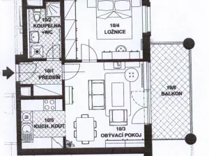 Pronájem bytu 2+kk, Praha - Dejvice, Paťanka, 56 m2