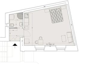 Pronájem bytu 1+kk, Praha - Nové Město, Lípová, 35 m2