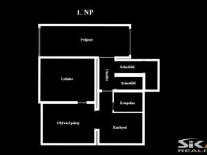 Prodej bytu 2+1, Louny, Jeronýmova, 59 m2