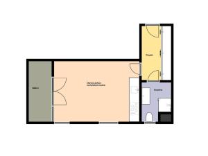 Pronájem bytu 1+kk, Praha - Chodov, Šternovská, 32 m2