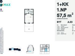 Prodej bytu 1+kk, Karlovy Vary, Šumavská, 56 m2