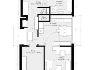Pronájem bytu 3+1, Újezd u Brna, Rozprýmova, 67 m2