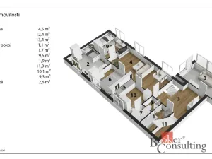 Prodej rodinného domu, Dubenec, 450 m2