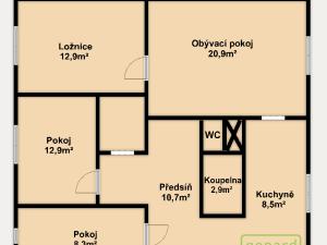 Prodej bytu 4+1, Olomouc, Rožňavská, 79 m2