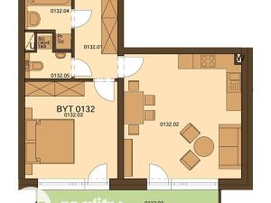 Pronájem bytu 2+kk, Frýdek-Místek - Frýdek, Nové Dvory-Podhůří, 72 m2