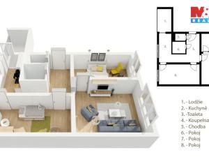 Prodej bytu 3+1, Hradec Králové - Slezské Předměstí, Polní, 60 m2