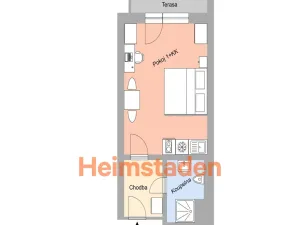 Pronájem bytu 1+kk, Plzeň - Jižní Předměstí, Magisterská, 28 m2