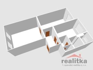 Pronájem bytu 2+1, Opava - Předměstí, Na Rybníčku, 73 m2