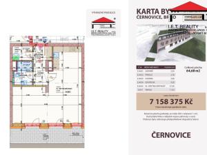 Prodej bytu 2+kk, Brno, Charbulova, 53 m2