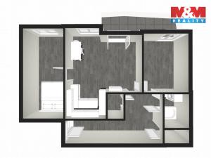 Prodej bytu 3+kk, Modletice, 67 m2