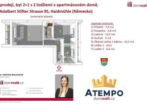 Prodej bytu 2+1, Haidmühle, Adalbert Stifter Strasse 95, Německo, 69 m2