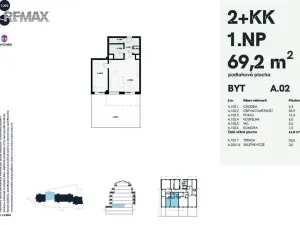 Prodej bytu 2+kk, Karlovy Vary, Šumavská, 69 m2