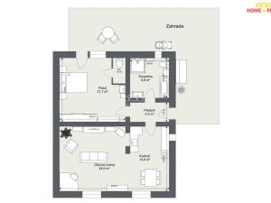 Pronájem bytu 2+kk, Chrášťany - Bylany, 76 m2