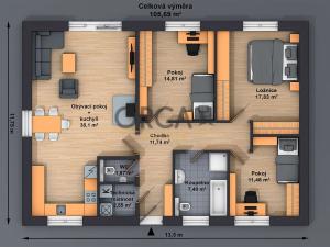 Prodej rodinného domu, Čeložnice, 106 m2