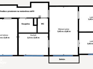 Prodej bytu 4+1, Zlín, Ševcovská, 84 m2
