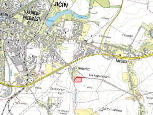 Prodej podílu komerčního pozemku, Jičín, 9990 m2