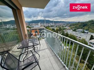 Pronájem bytu 2+kk, Zlín, Nad Stráněmi, 53 m2