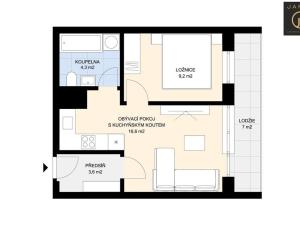 Prodej bytu 2+kk, Kladno, Václava Rabase, 34 m2