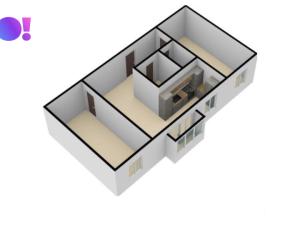 Pronájem bytu 3+1, Karviná, Na Kopci, 63 m2