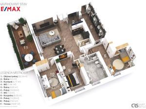 Prodej bytu 4+1, Praha - Smíchov, Pod Skalkou, 115 m2