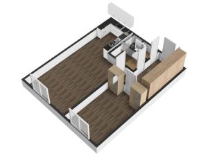 Pronájem bytu 2+kk, Praha - Kobylisy, Šimůnkova, 45 m2