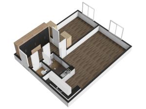 Pronájem bytu 2+kk, Praha - Kobylisy, Šimůnkova, 45 m2