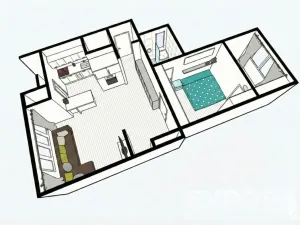 Prodej bytu 2+kk, Praha - Bubeneč, Národní obrany, 50 m2