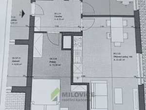 Prodej bytu 3+kk, Milovice, Armádní, 61 m2