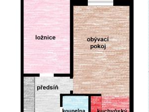 Pronájem bytu 2+kk, Praha - Záběhlice, Práčská, 52 m2