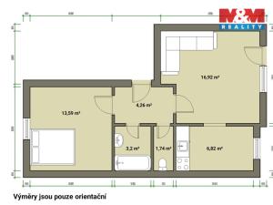 Prodej bytu 2+kk, Mariánské Lázně - Úšovice, Kubelíkova, 47 m2