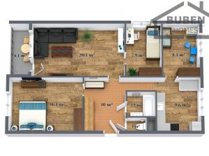 Prodej bytu 4+1, Tachov, Jana Ziky, 82 m2