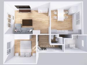 Pronájem bytu 2+kk, Boskovice, Na Chmelnici, 60 m2