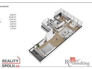 Prodej bytu 2+kk, Mladá Boleslav - Mladá Boleslav II, Pezinská, 68 m2