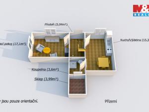 Prodej chalupy, Štichovice - Křečov, 102 m2