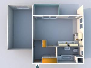 Prodej bytu 2+kk, Praha - Vysočany, Pod Harfou, 63 m2