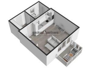 Prodej bytu 1+kk, Praha - Kbely, Sedlářova, 32 m2