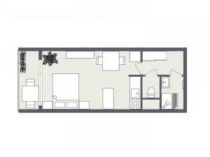 Pronájem bytu 1+kk, Ostrava - Zábřeh, Čujkovova, 28 m2