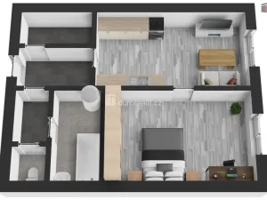Pronájem bytu 1+1, Terezín, Komenského, 59 m2