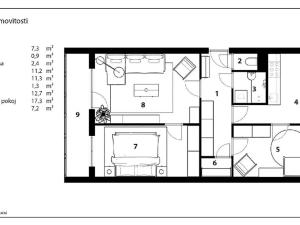 Prodej bytu 3+1, Hradec Králové, Hrubínova, 75 m2