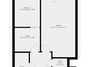Pronájem bytu 2+kk, Praha - Háje, Steinerova, 63 m2