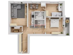 Prodej bytu 3+1, České Budějovice - České Budějovice 3, Čéčova, 63 m2