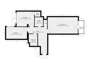 Pronájem bytu 3+kk, Praha - Kunratice, Za valem, 80 m2