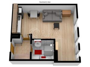 Pronájem bytu 1+kk, Králův Dvůr, Na Horizontu, 30 m2