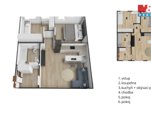 Prodej bytu 3+kk, Rudná, 57 m2