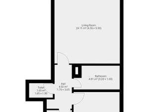 Pronájem bytu 2+kk, Praha - Hlubočepy, Štěpařská, 58 m2