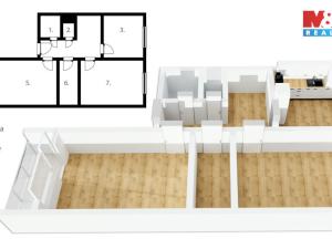 Prodej bytu 2+1, Nové Město na Moravě, Hornická, 65 m2